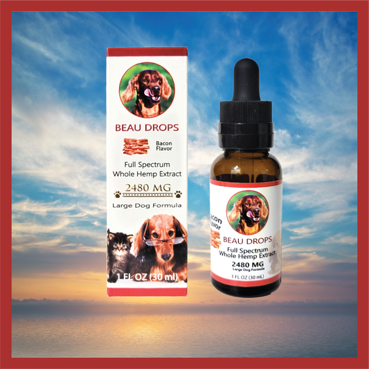 Beau Drops Full Spectrum Whole Hemp Extract, Bacon Flavor - Personalized